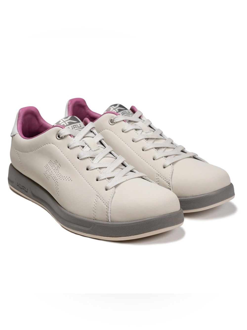 NWOT Kuru Women's Roam court sneakers sand pebble pink interior lining SZ 8.5